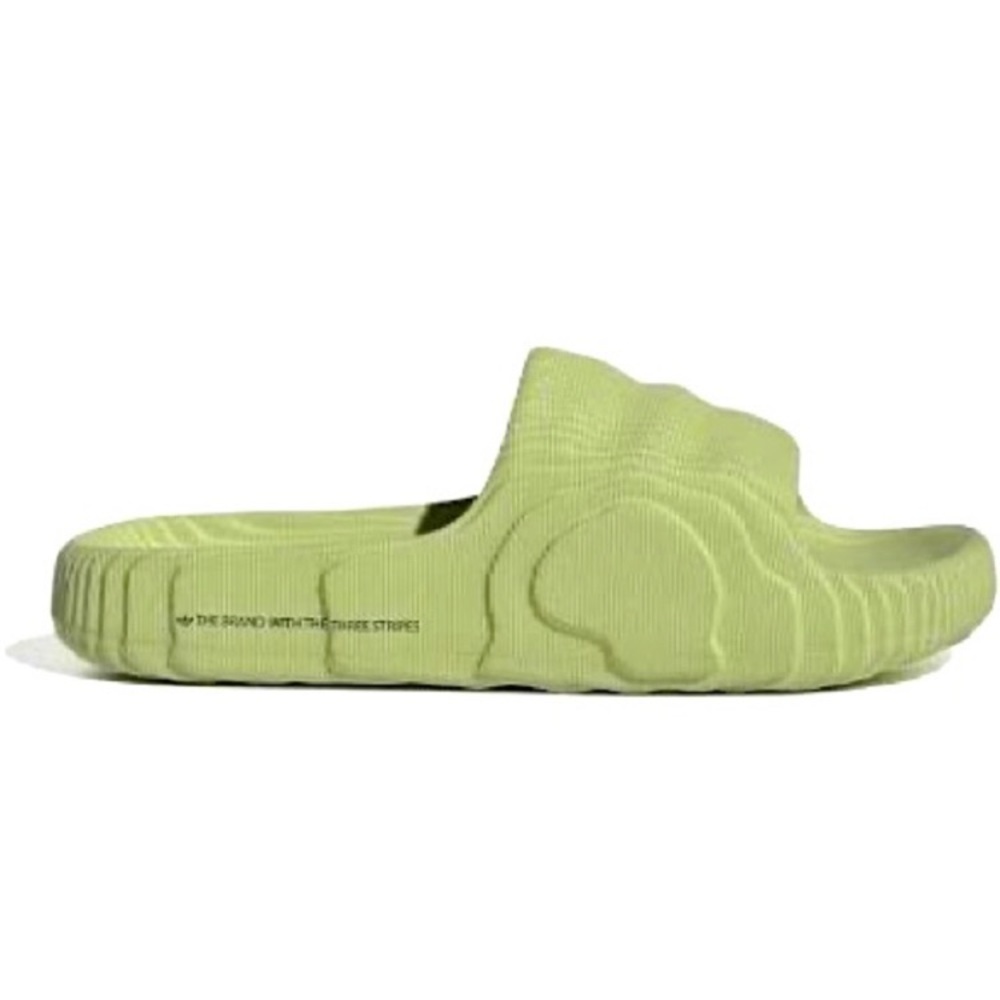 New Adidas Adilette "Magic Lime" Men's Slide